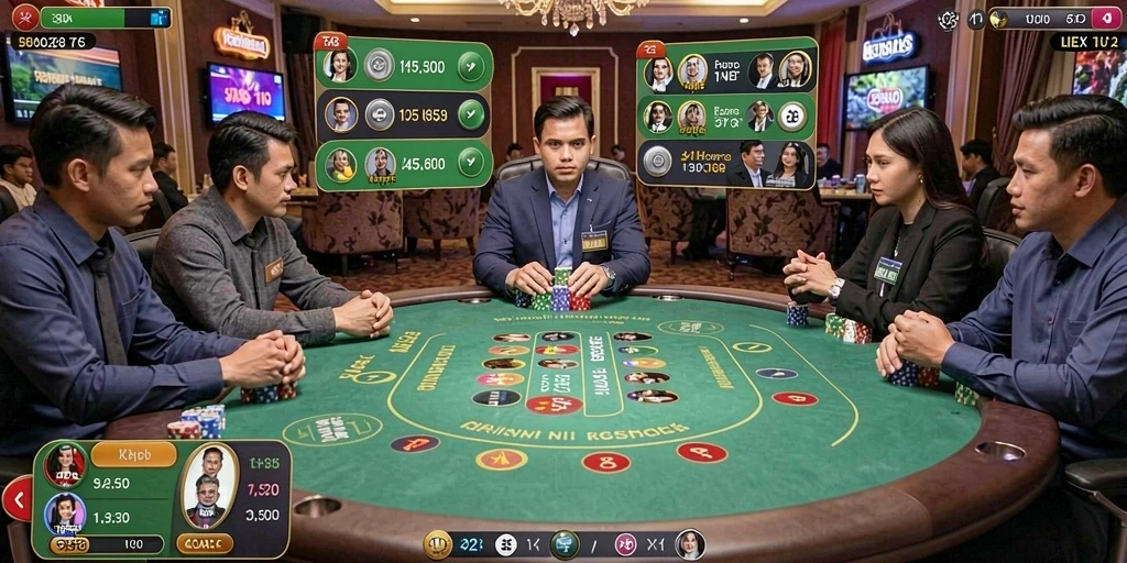 Momen kompetisi seru dalam mode multiplayer.