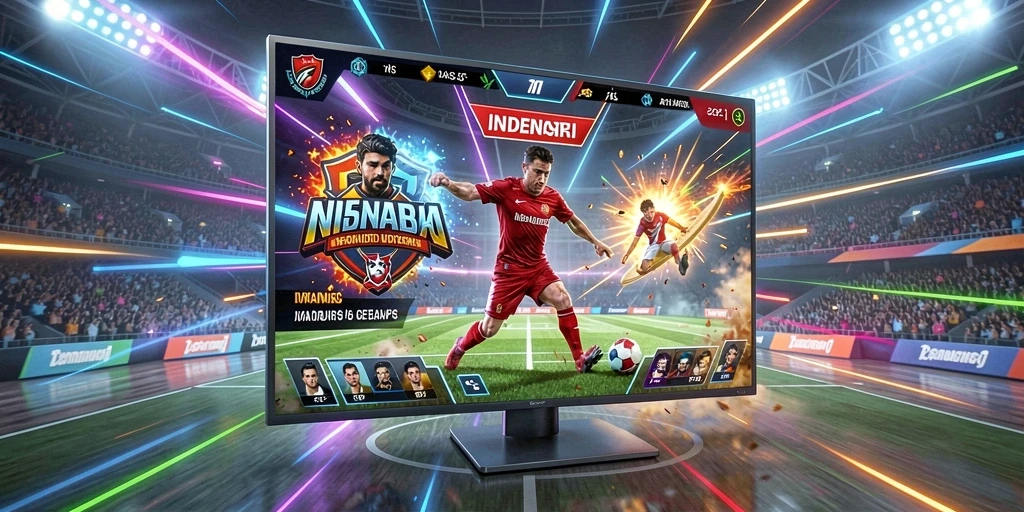 Screenshot menunjukkan fitur interaksi multiplayer yang seru.