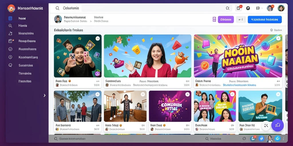 Fitur komunitas yang membuat bermain semakin menyenangkan.