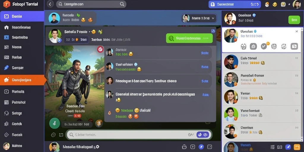 Screenshot dari mode permainan yang seru.