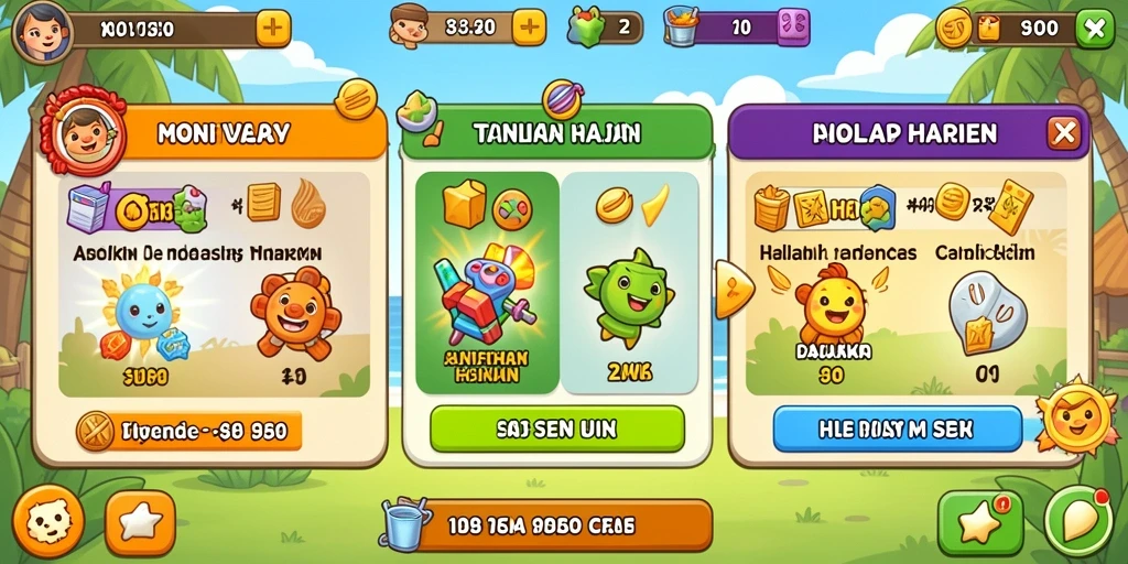 Ilustrasi salah satu level menantang di SKY77.