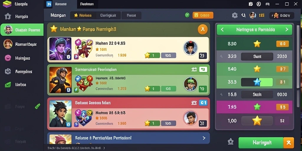Sistem peningkatan karakter yang menantang dan memuaskan.